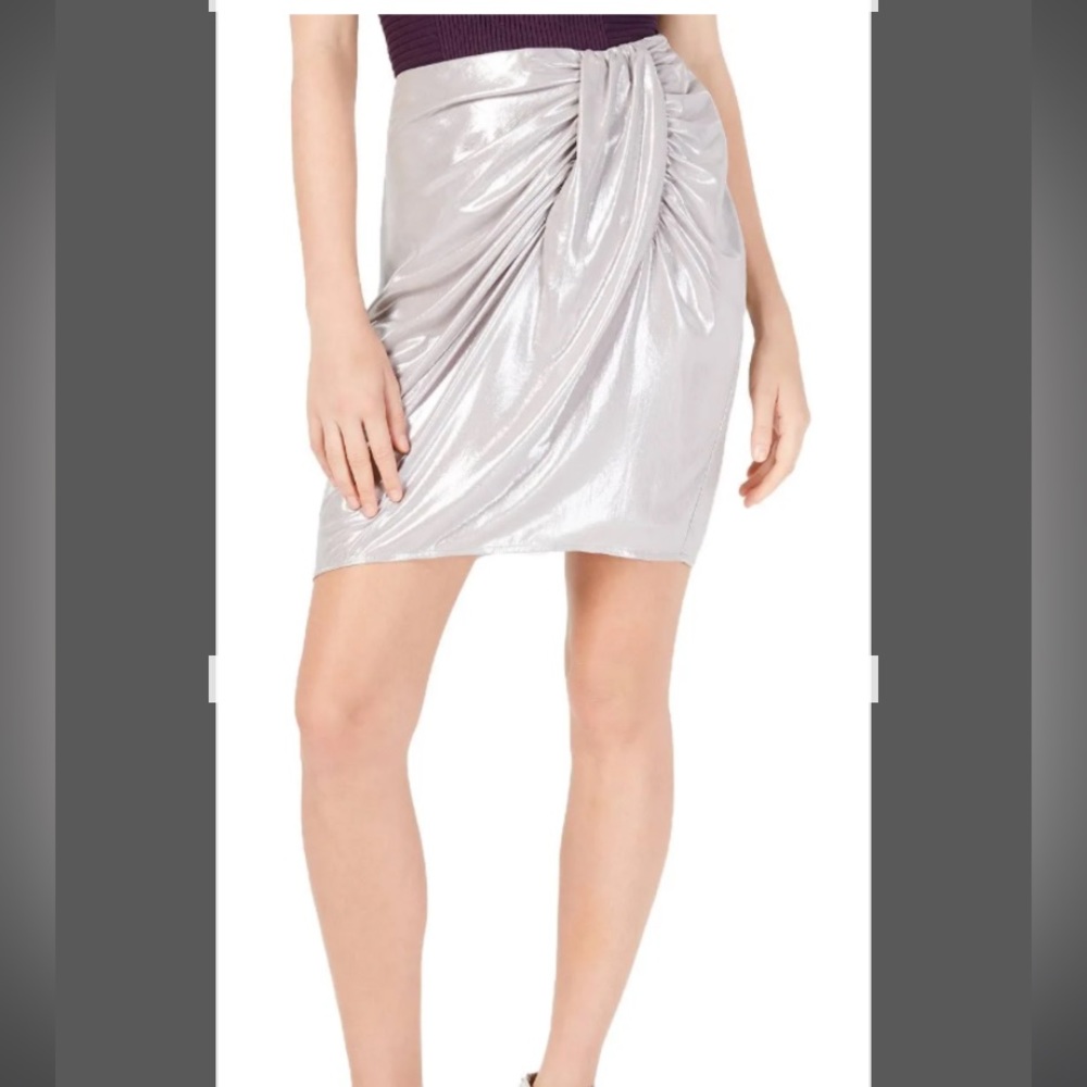 INC Silver Diamond NWT Size 6 Skirt